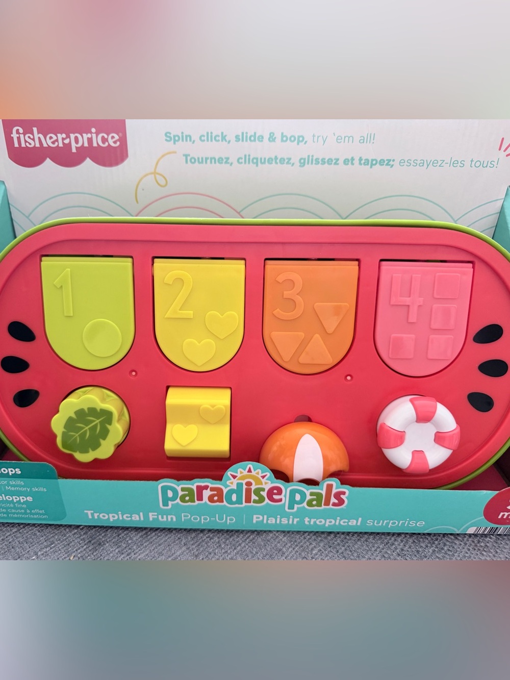 Fisher-Price Paradise Pals Tropical Fun Pop-Up Toy - fruits